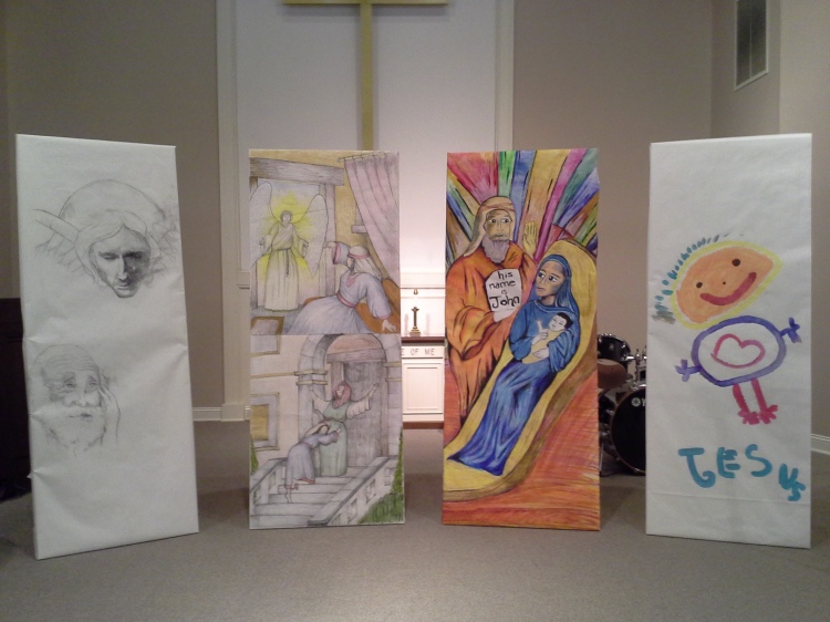 2014-12-24 Advent Art Panels - close
